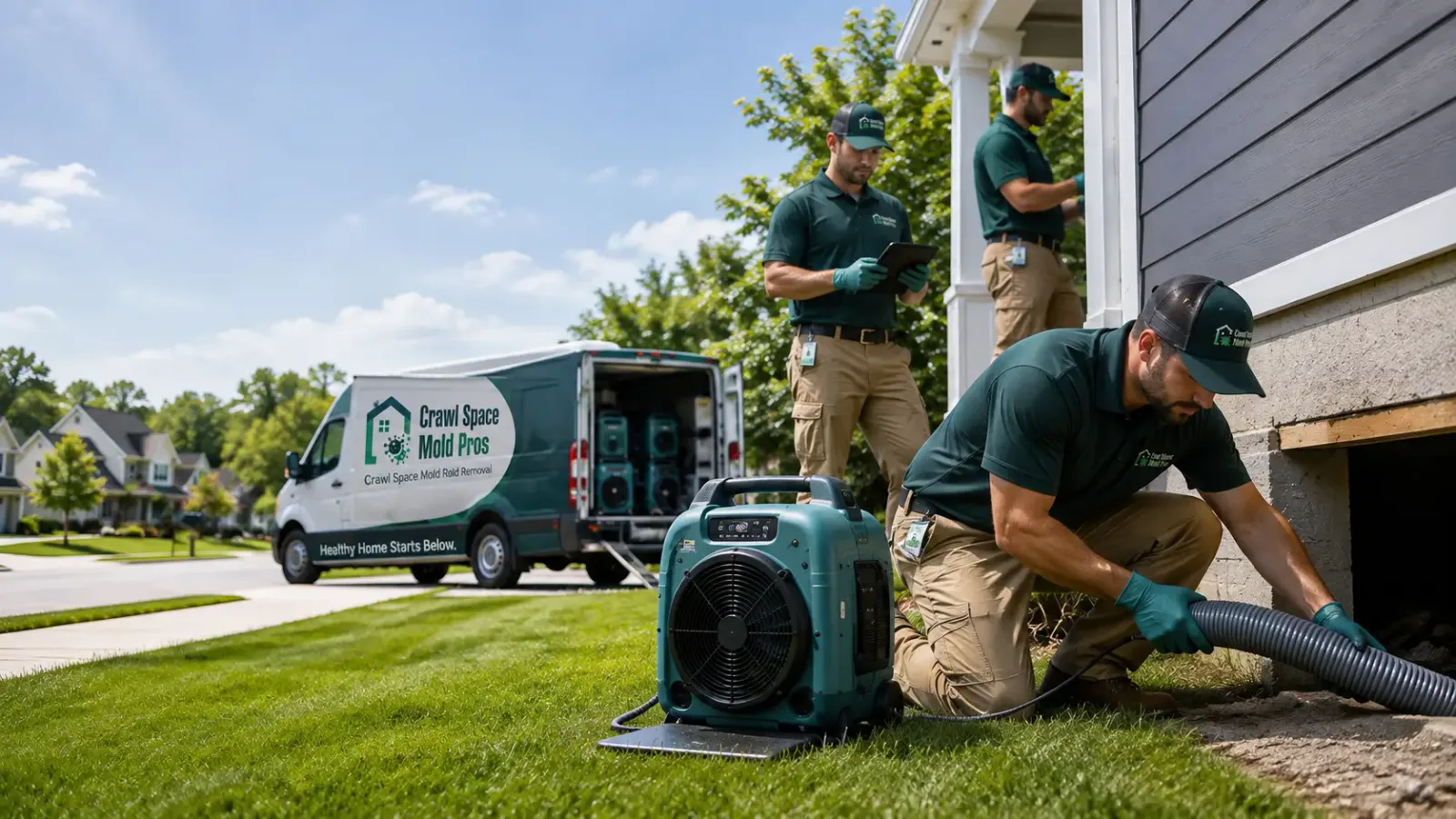 Crawl Space Mold Removal in Ontario, WI